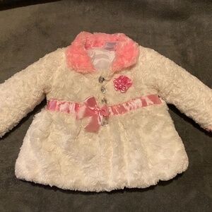 Baby Girl Fuzzy Jacket